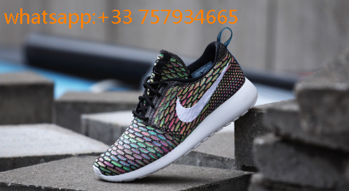 nike flyknit roshe run femme