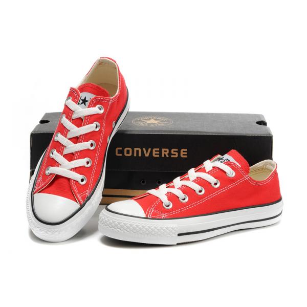 converse all star rouge basse