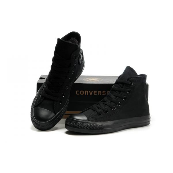 converse homme montant noir