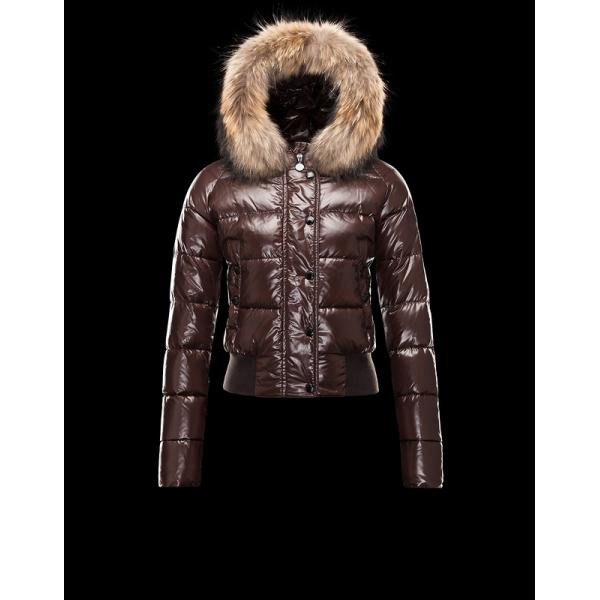 doudoune moncler marron